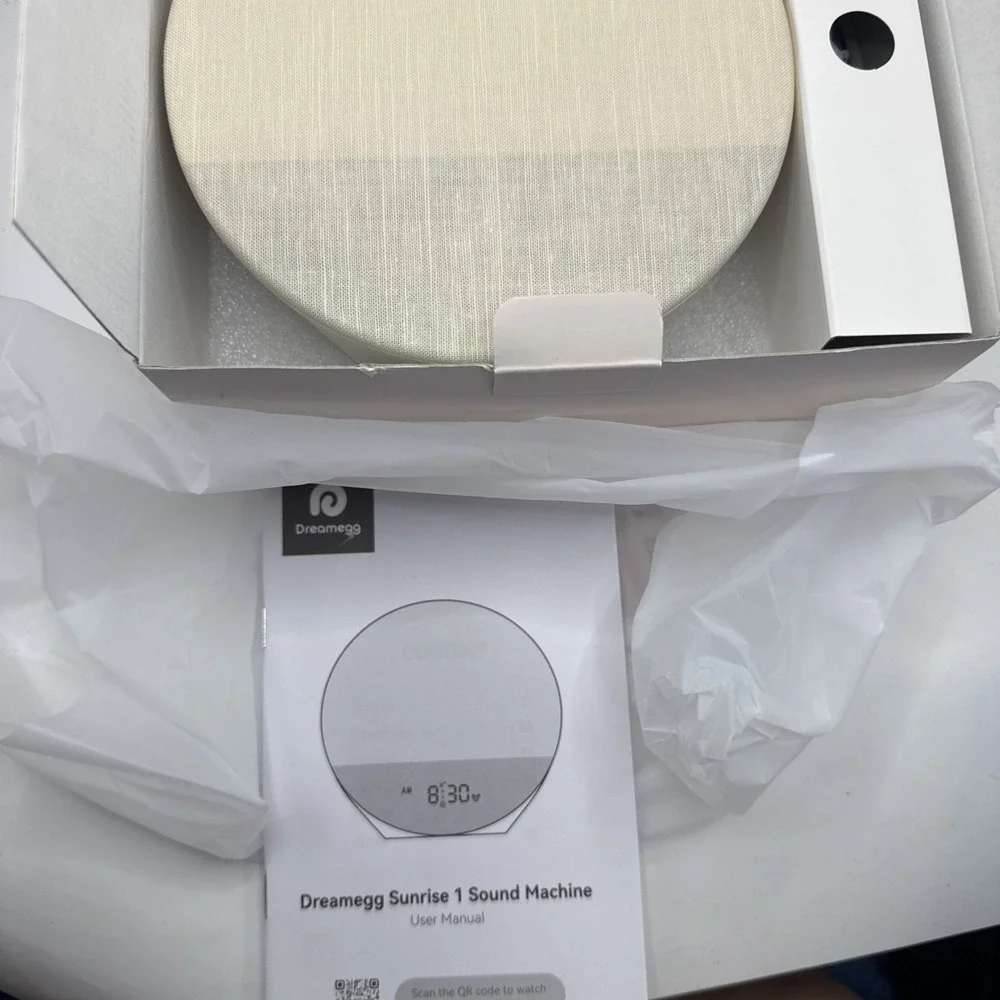 Dreamegg Sunrise 1 Alarm Soothing Sounds Night Light Color Beige
